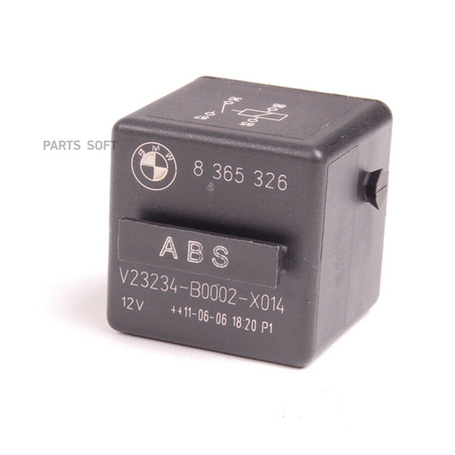 61358365326 Реле с замыкающим контактом Schwarz ! ABS/ASC+T BMW 5 E34, E39, 7 E38, 8 E31 от официального дистрибьютора, BMW, артикул 61358365326