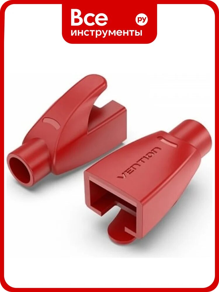Изолирующие колпачки для разъемов VENTION RJ-45 (50шт.) - Красный IODR0-50