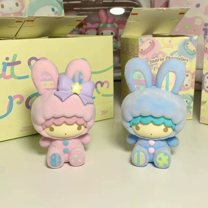 Фигурки Близнецы Miniso Sanrio Плюшевый Бокс Сюрприз Коллекционные Статуэтки Разборка Без Пакета ~7см Подарок