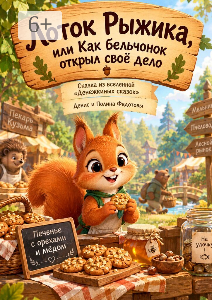 Лоток Рыжика, или Как бельчонок открыл своё дело