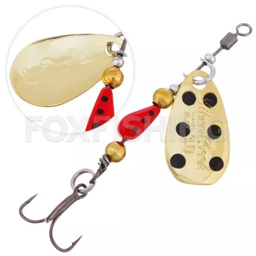 Блесна вращающиеся Daiwa Silver Creek Spinner 3гр. / LADYBUG