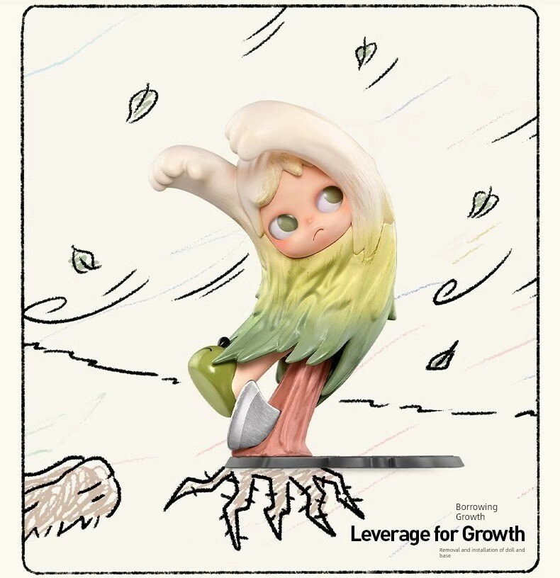 Фигурка POPMART Zsiga People Walking Along the Line Blind Box Коллекционная игрушка "Growing by Leverage"