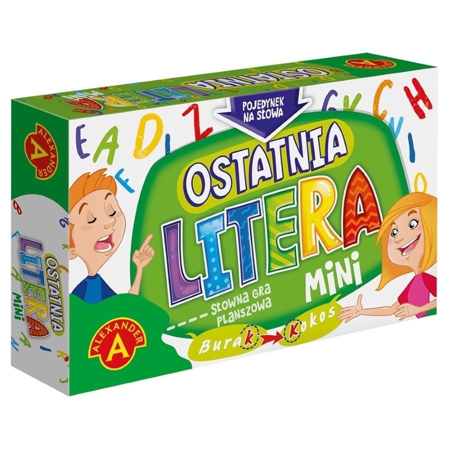 Настольная игра Alexander Последняя буква Mini, игра в слова для детей