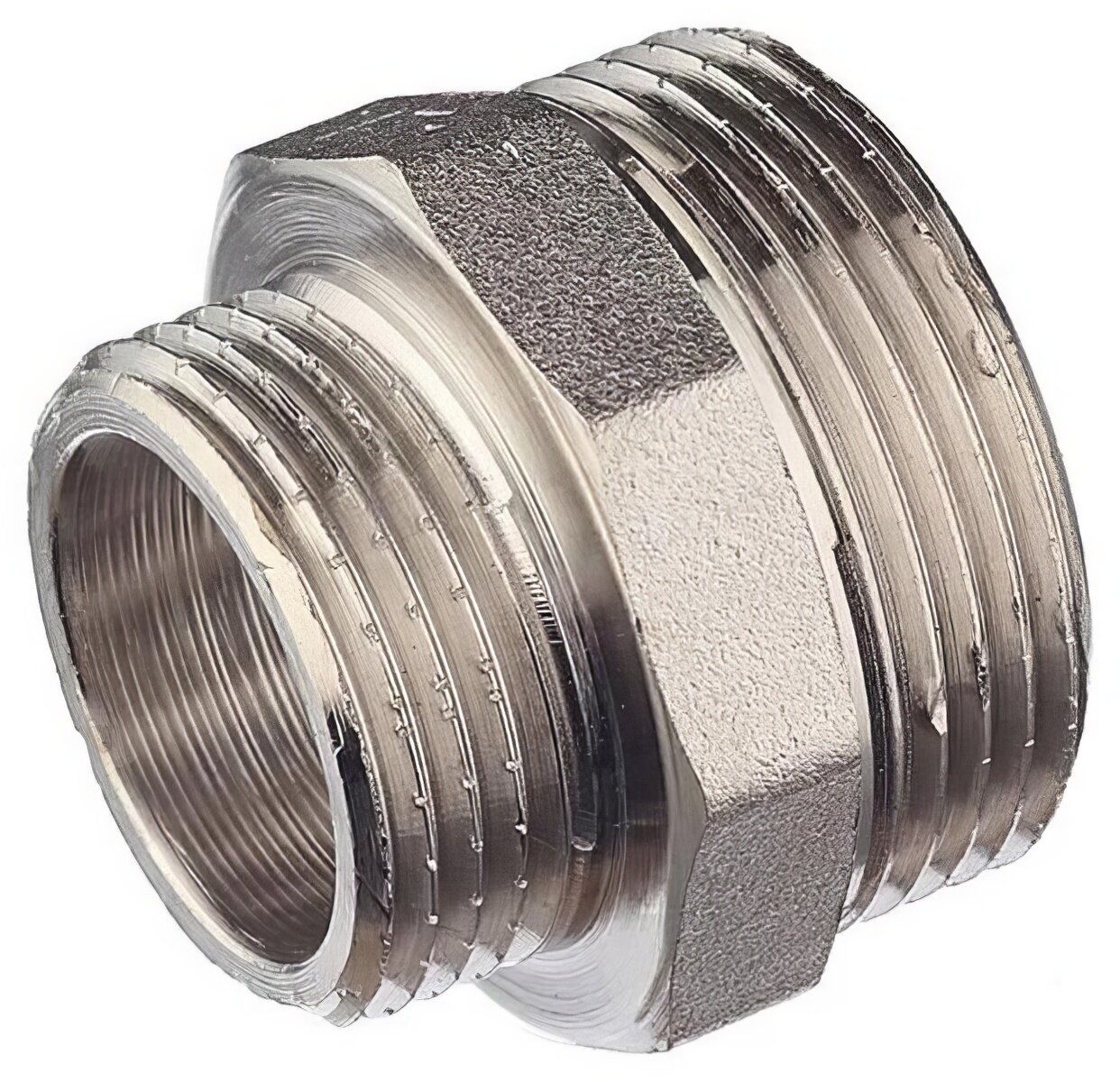 Ниппель переходной Valtec 1 1/4 НР(ш) х 1 НР(ш) латунный (VTr.580. N.0706)