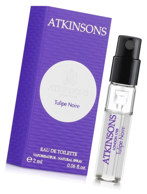 Парфюмерная вода Atkinsons Tulipe Noire пробник 2 / Аткинсон Черный Тюльпан миниатюра / Сэмпл для знакомства с ароматом