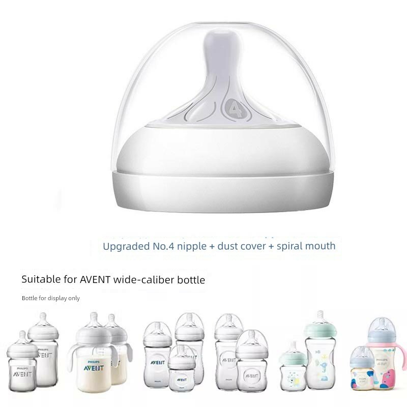 Philips Avent Ниппель 4 унц. + винтовая крышка + пылезащитная крышка обновленный набор