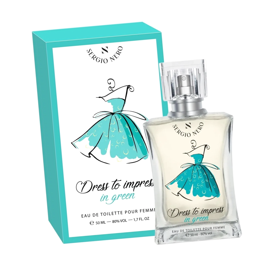 Женский аромат Sergio Nero Dress To Impress In Green 50 мл / Серджио Неро Дресс