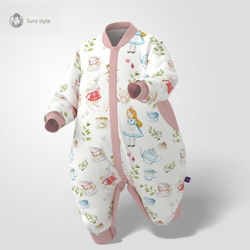 Съемный чехол для сна Tea Time с бибом и носком, 4XL для роста 135-150 см