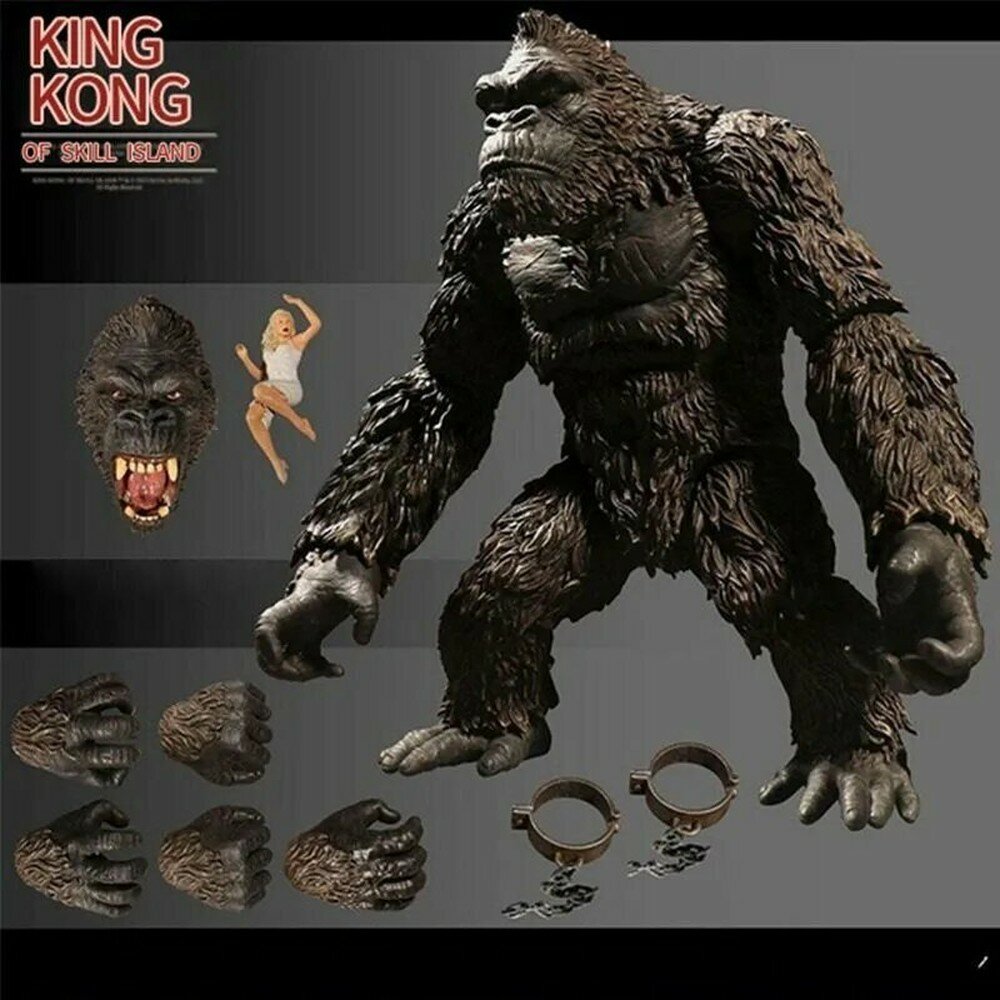 Kong: Skull Island/Фигурка Кинг-Конга, 'KING KONG', подвижные фигурки,16 см