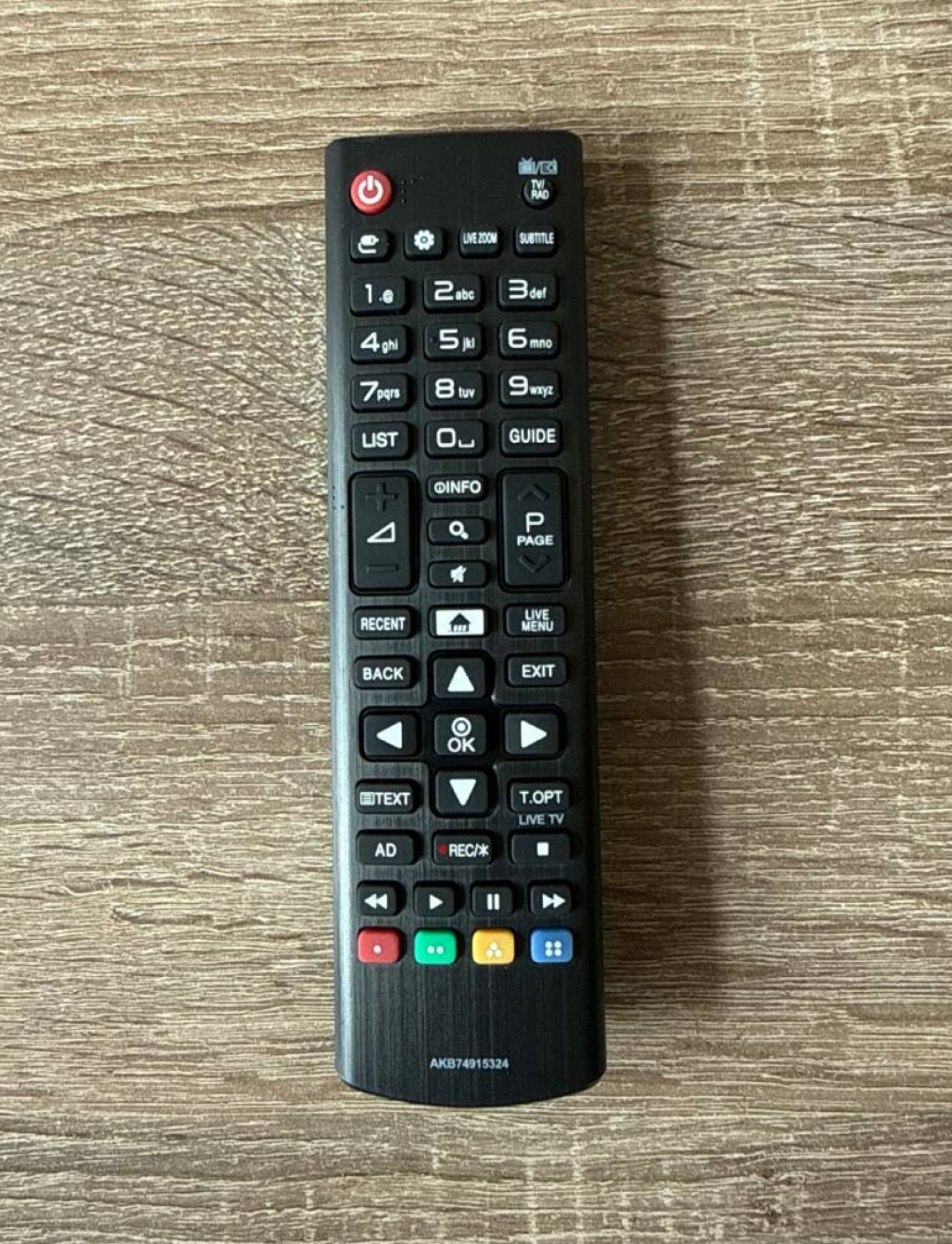 Пульт для телевизора LG AKB74915324 ic как штатный пульт (маленький с домиком по центру) SMART LED TV (Smart TV, 2×AAA)