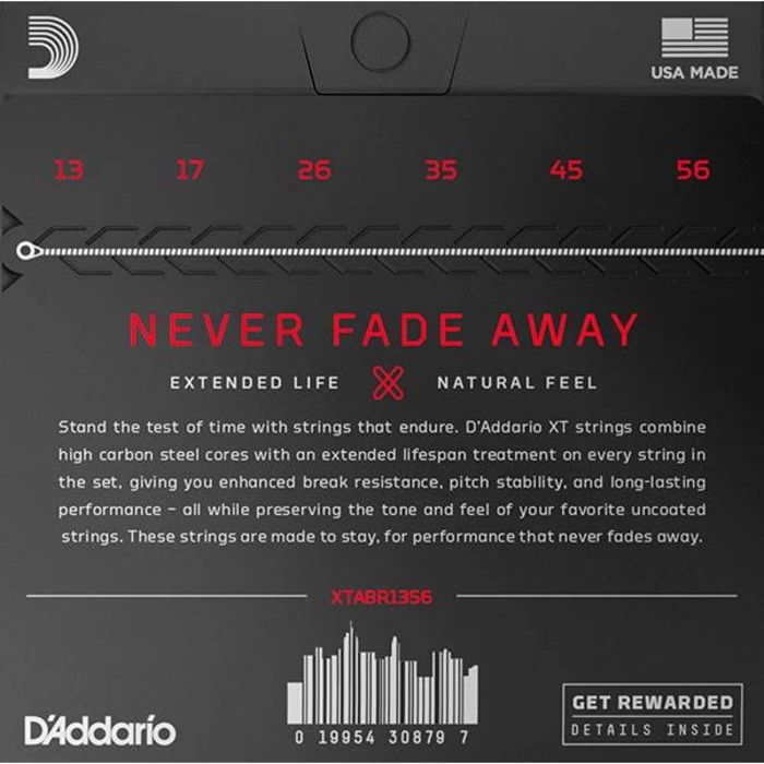 DAddario XTAPB1356 Комплект струн для 6-струнной акустической гитары 13-56