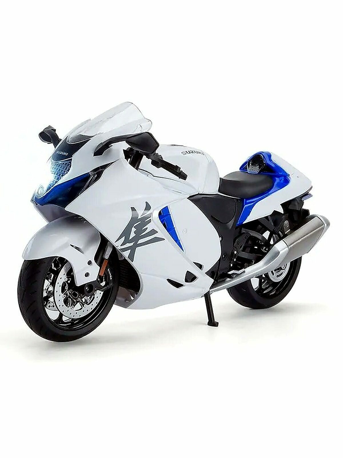 1:9 SUZUKI Hayabusa Игрушечная подсветка модели мотоцикла из сплава может быть включена