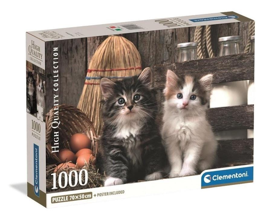 Пазл Clementoni High Quality Lovely Kittens, 1000 элементов