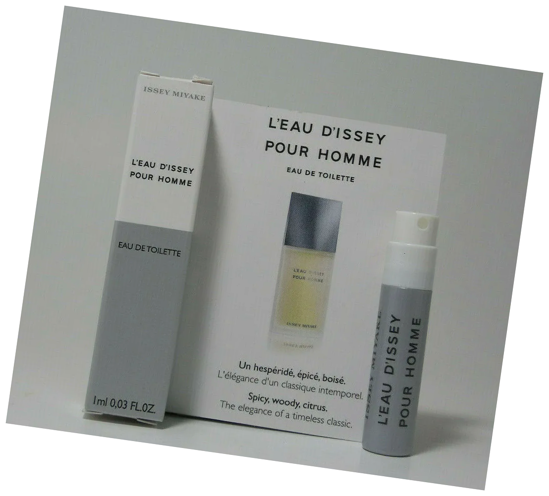 Парфюм в миниатюре: Туалетная вода Issey Miyake L Eau D Issey Pour Homme пробник 1 / Иссей Мияки Ле Иссей Пор Хом сэмпл