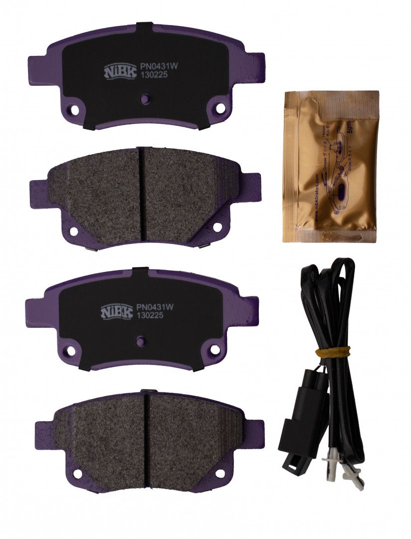 Колодки тормозные дисковые задние NIBK PN0431W для FORD