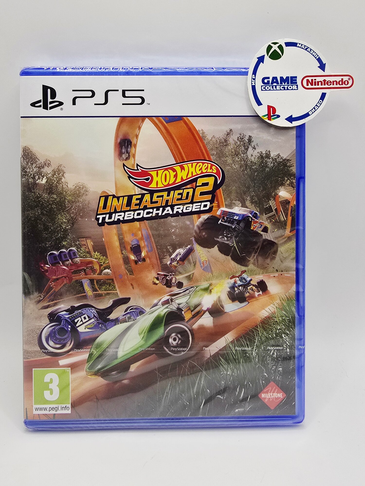 Игра Hot Wheels Unleashed 2 - Turbocharged для Sony PlayStation 5 на диске, на английском языке.