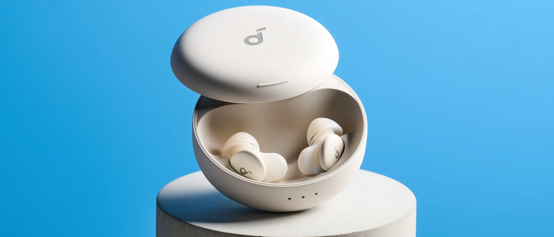 Беспроводные наушники для сна Anker Soundcore Sleep A30 ANC, Bluetooth 5.4, шумоподавление, до 45 часов - Beige