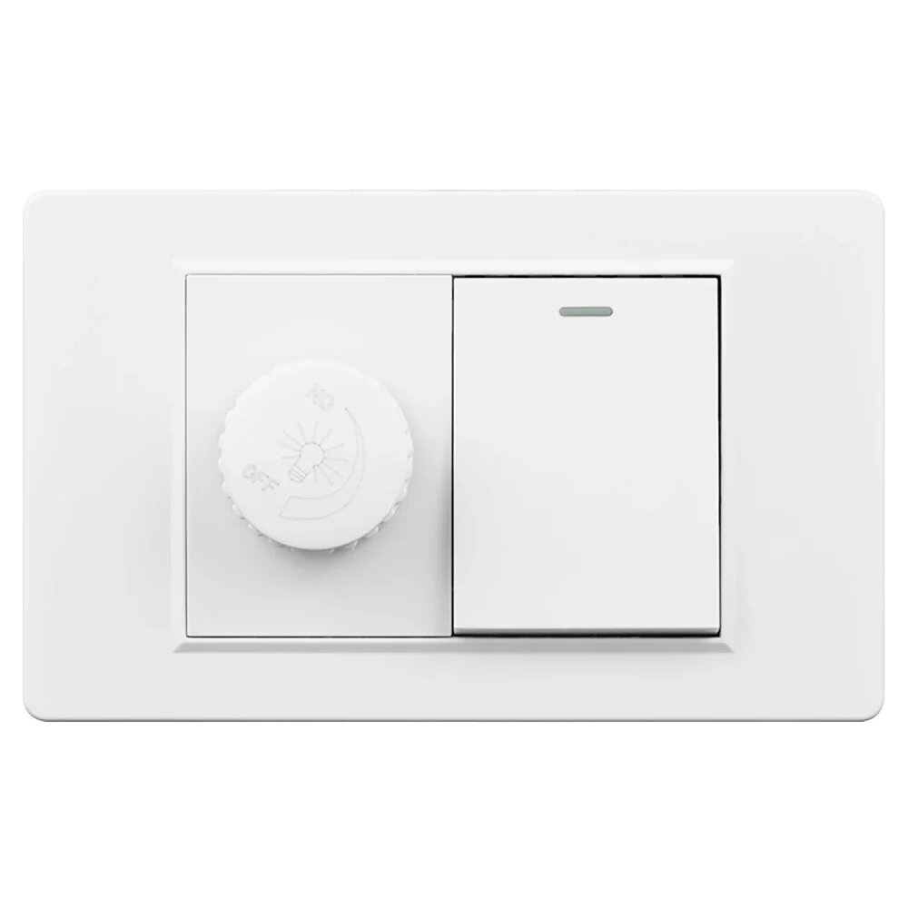 Выключатель диммер с кнопкой, Dimmer 1gang