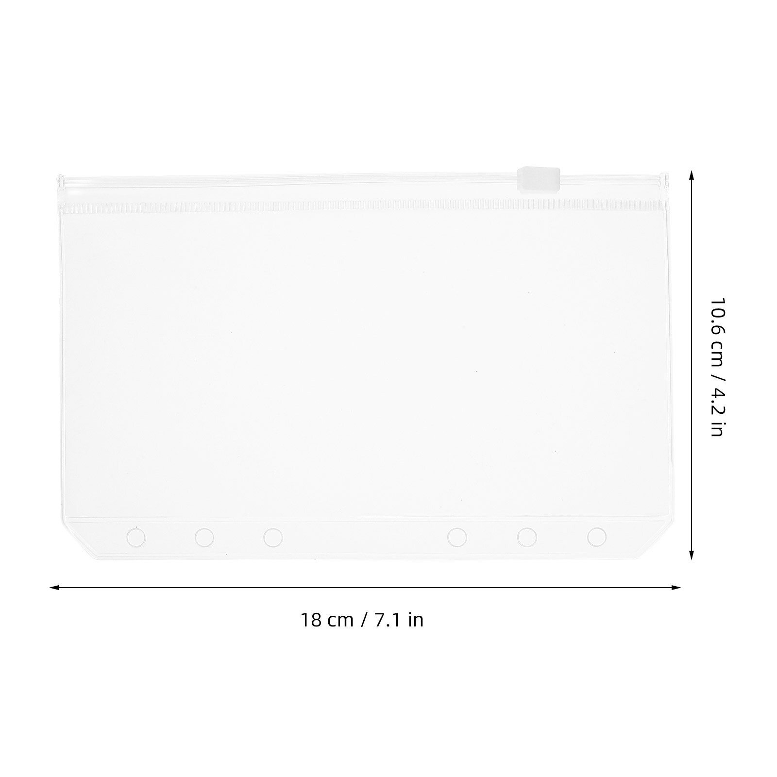 12 Шт Прозрачные Вставки Для Бюджетного БиндераРазмер 16.9X10.6Cm