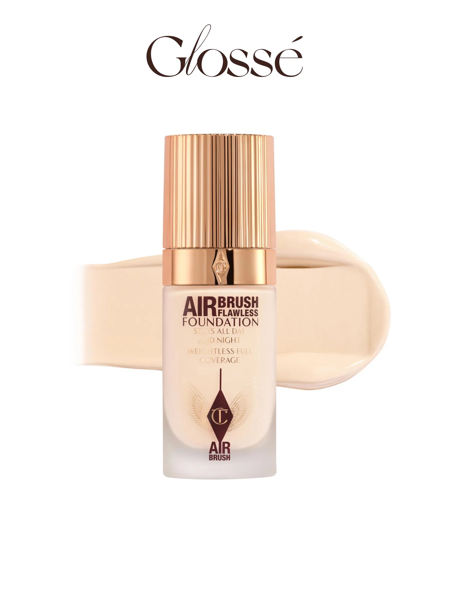 Charlotte Tilbury тональная основа Airbrush Flawless Blurring & Matte Full Coverage Foundation, оттенок 1 N, 30 мл.