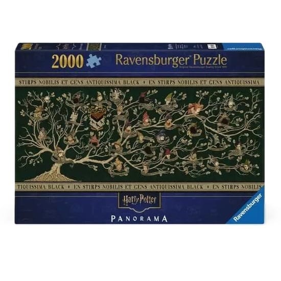 Пазл Ravensburger "Гарри Поттер" Родословная, панорама, 2000 элементов, разноцветный