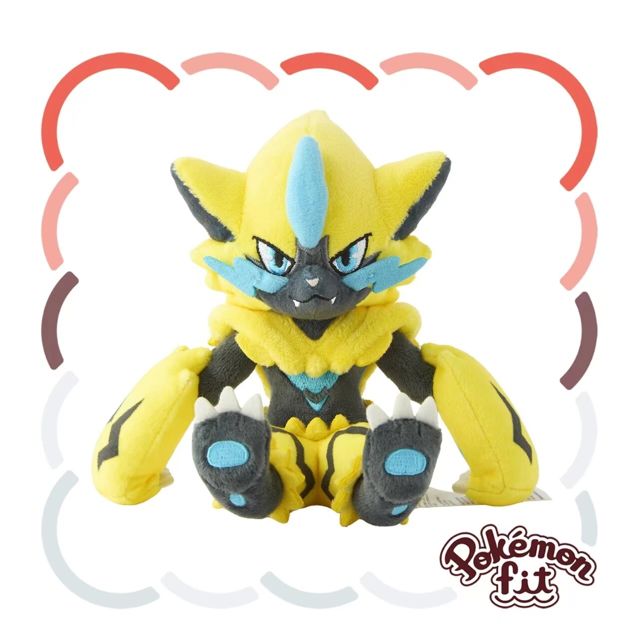 Мягкая игрушка Pokemon Sun Moon Fit Series Alora Rechurch Aoger Желтый, 14-16-15