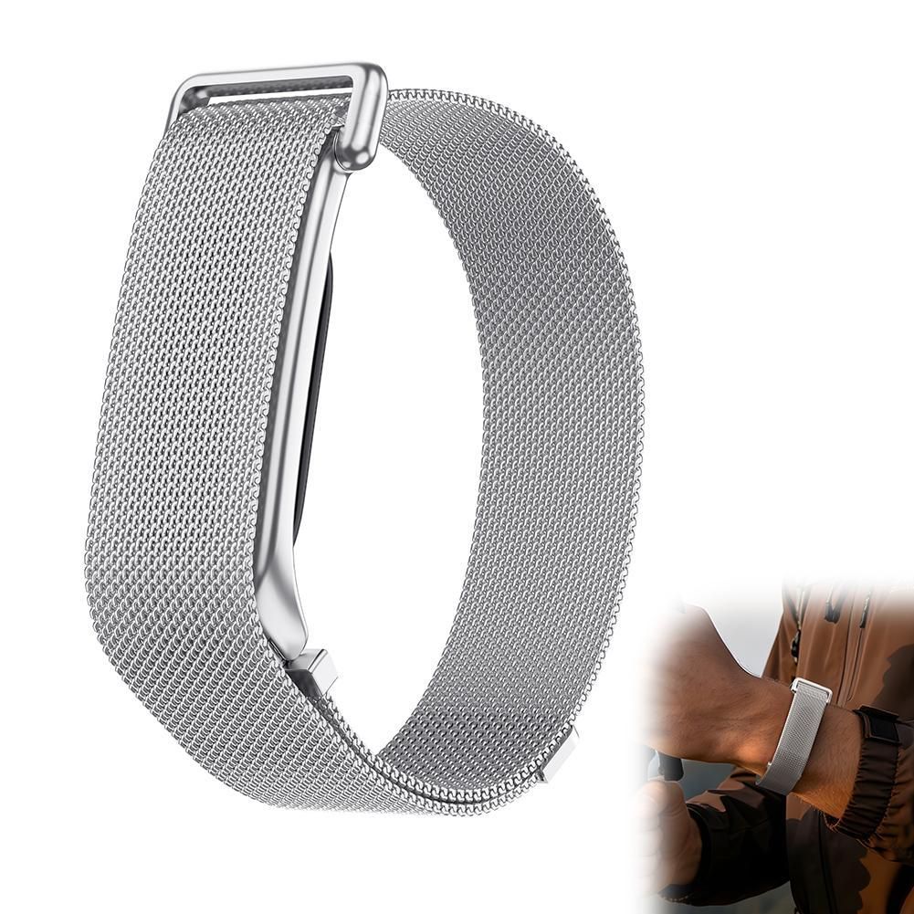 Ремешок для смарт-часов Fitbit Air, миланский, из нержавеющей стали, серебристый