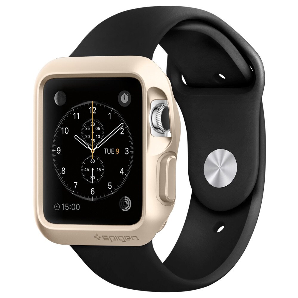 Клип-кейс Spigen Slim Armor с защитной пленкой для Apple Watch 42/44 мм Золотой (SGP11506)