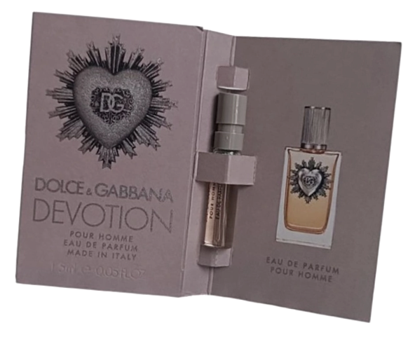 Парфюмерная вода Dolce Gabbana Devotion Pour Homme 1.5 пробник / Сэмпл аромата Дольче Габбана Девотион Пур Хом