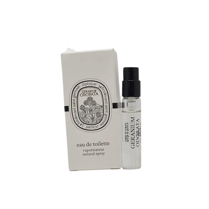 Яркий парфюм Diptyque Geranium Odorata сэмпл 2 / Туалетная вода Диптик Гераниум Одората пробник / Миниатюра аромата