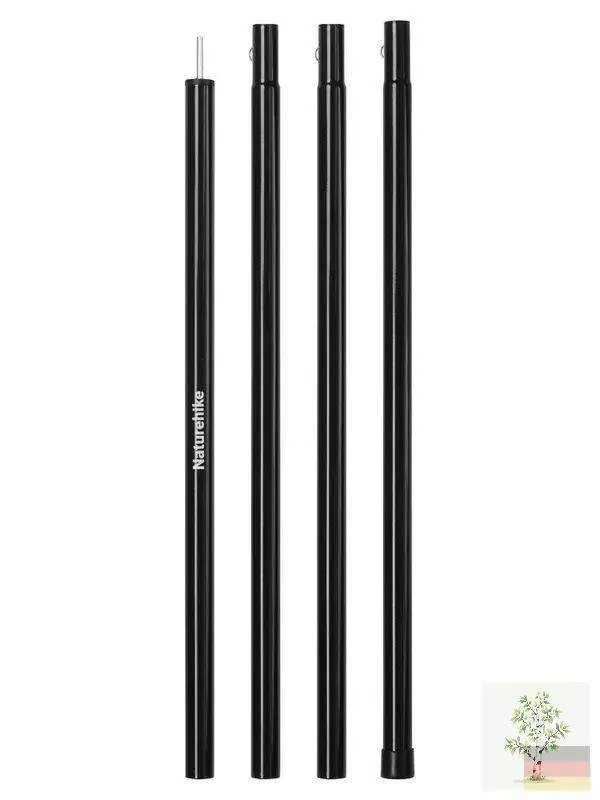 Стойки для тента Naturehike Canopy Pole, металл, черный
