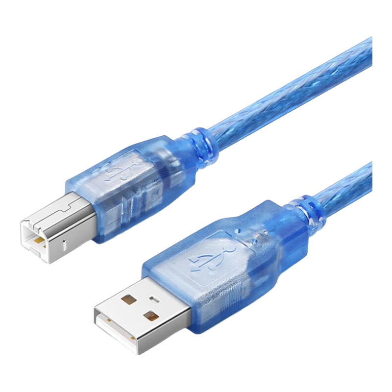 Fengyingzi USB 2.0 кабель для принтера 1.5 м квадратный разъем совместимый с принтерами HP Canon Epson Модель：USB 2.0