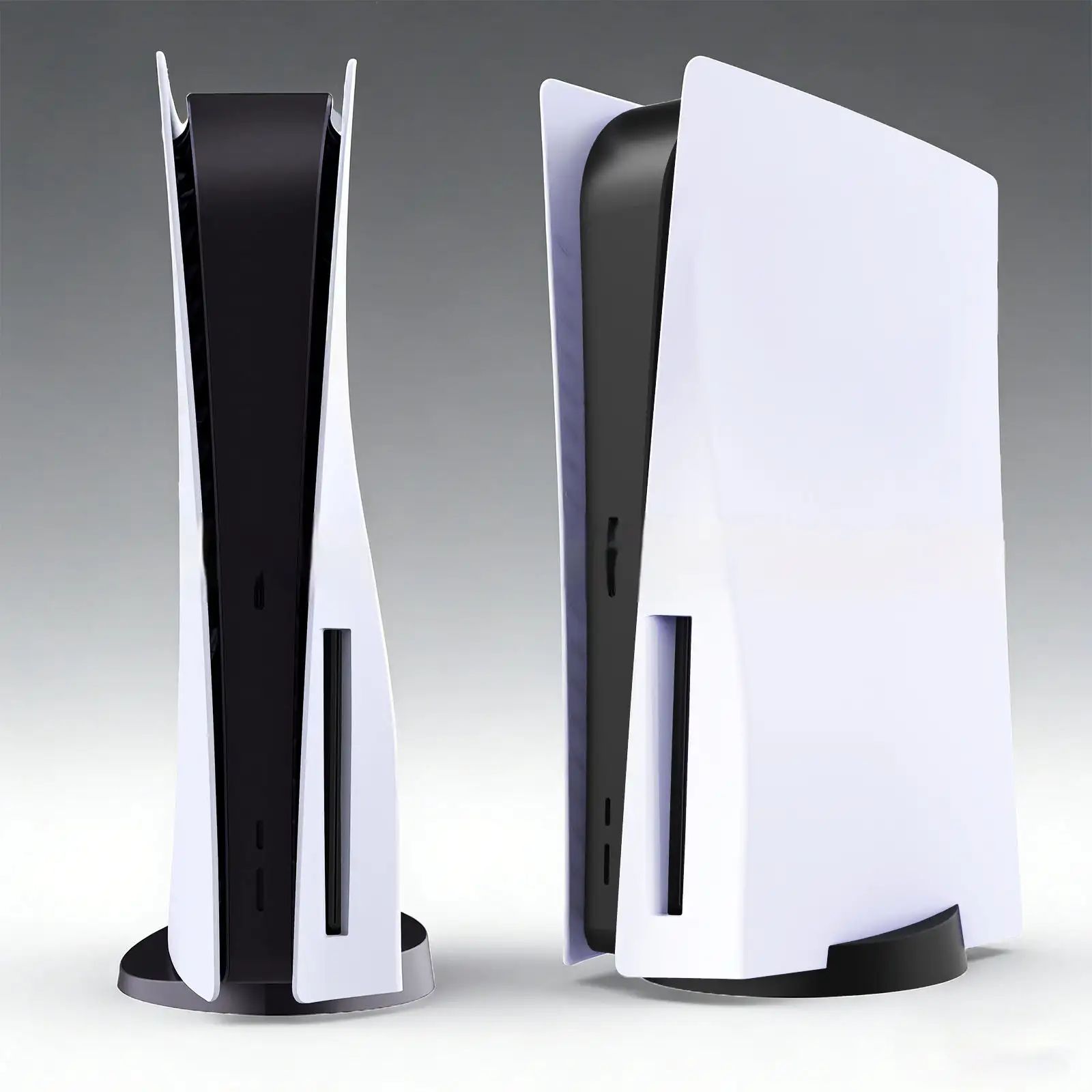 Матовая лицевая панель чехла Shell Skin Case для консоли Play Station 5 Disc/Digital Edition_1.0 Disc белое