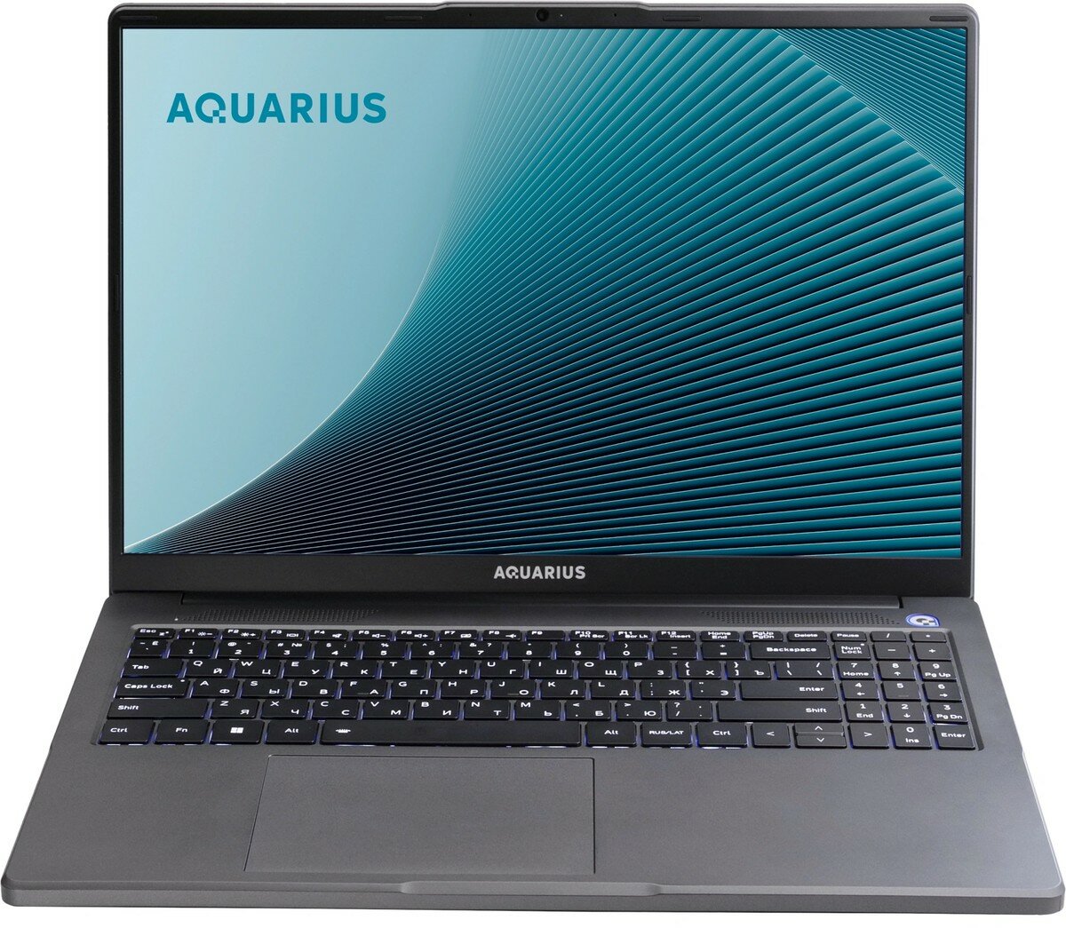 Ноутбук AQUARIUS Cmp NE356, 16", IPS, AMD Ryzen 5 6600H 3.3ГГц, 6-ядерный, 16ГБ DDR5, 512ГБ SSD, AMD Radeon 660M, без операционной системы, серый (ne3561533116s151scn2tnnnnn2)