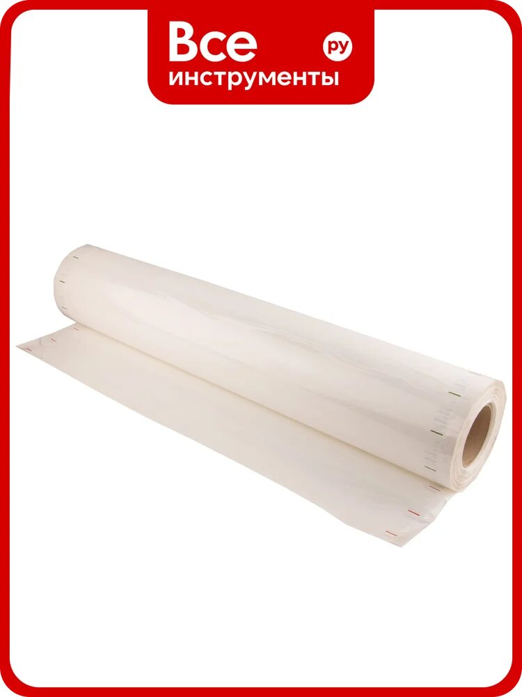 Плёнка антипылевая (75 см; 80 м) для окрасочных камер WIEDERKRAFT WDK-W80W, защиты поверхности окрасочно