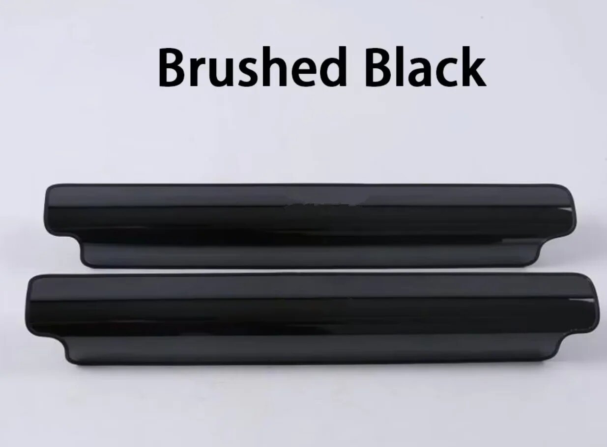 Накладки из нержавеющей стали для Volkswagen VW Tiguan L MK2 2016 2017 2018 2019 2020 Brushed Black