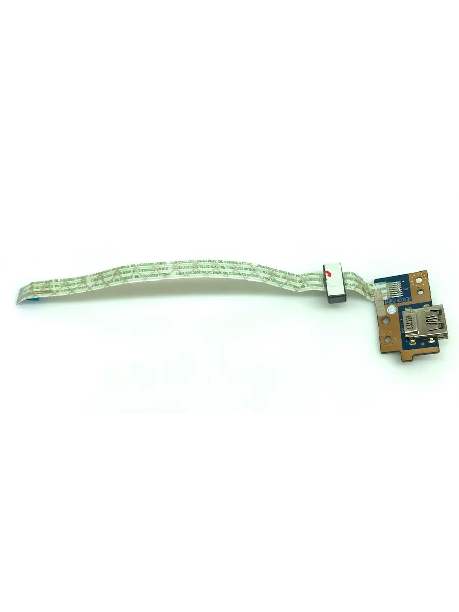 Плата разъема USB со шлейфом для ноутбука Dell 3521