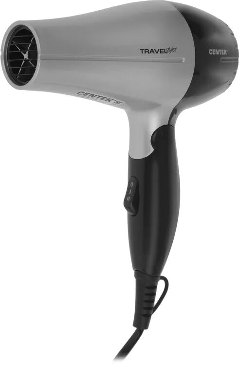 Фен CENTEK CT-2258, 850Вт, серый и черный