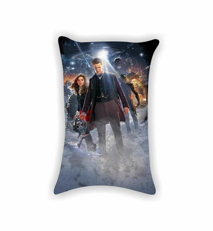 Подушка Доктор Кто, Doctor Who №6, Картинка с одной стороны