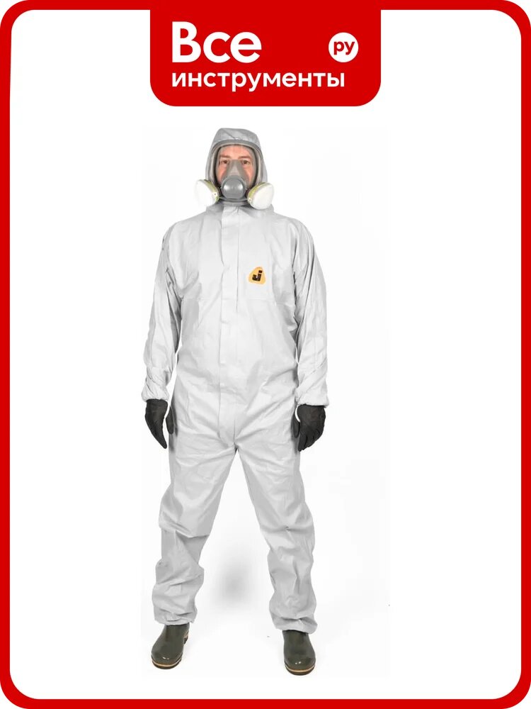 Комбинезон химзащиты дышащий Jeta Safety, плотность 65 г/м², размер L/50-52 JPC-FBX-01-L
