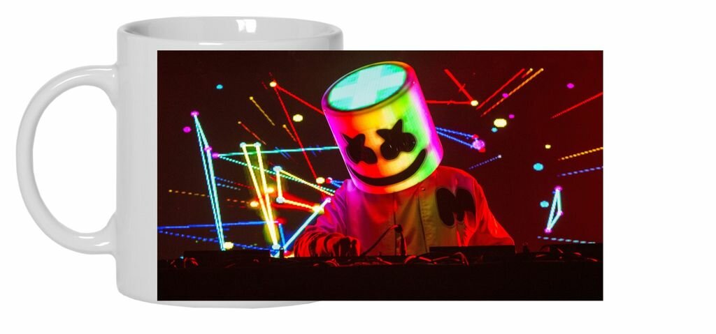 Кружка Marshmello, Маршмэллоу №4, Кружка-Хамелеон