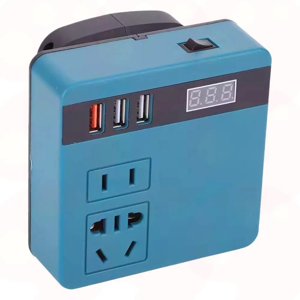 Инвертор для литиевых батарей AC220V/DC5V/12V для наружного использования