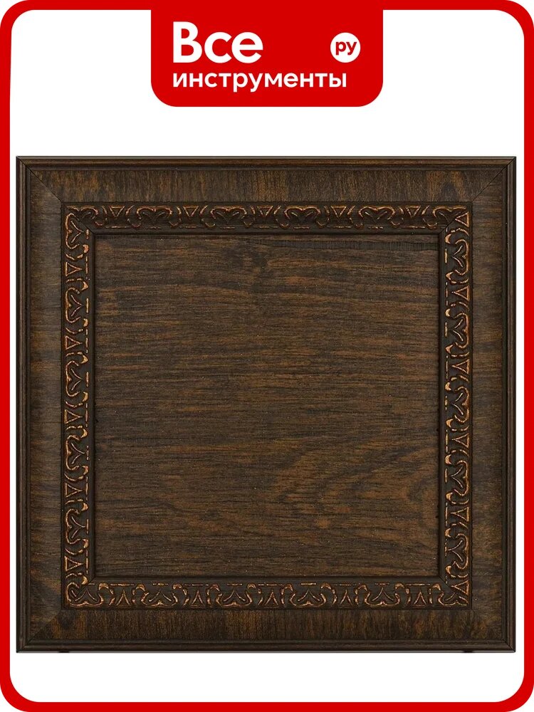 Соединительный элемент Cosca Decor D30-1 интерьерный багет, венге, 300x300 мм СПБ016885