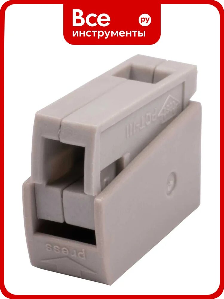 Клемма монтажная для подключения светильников Jazzway PTC-2P 224-101 400В 24А 0.5-2.5кв. мм (упаковка 100шт) 5051294