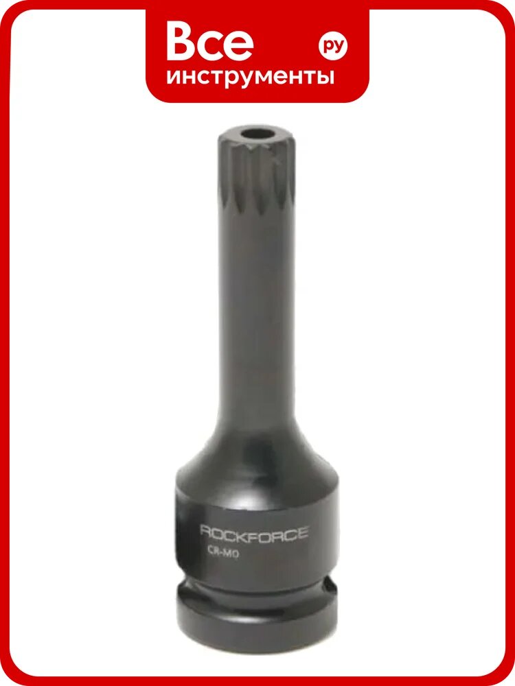 Головка-бита SPLINE ударная M12, 1/2" Rockforce RF-24807812(47615)