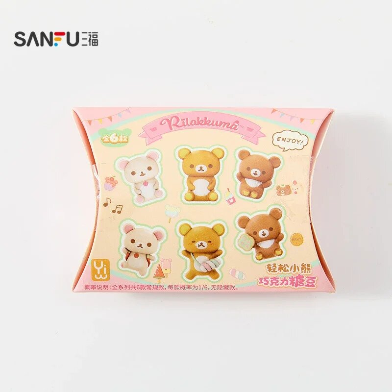 Мини-фигурка Rilakkuma Bandai random 1box