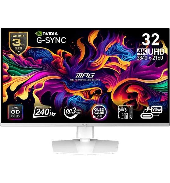 Монитор игровой MSI MPG 321URXW QD-OLED