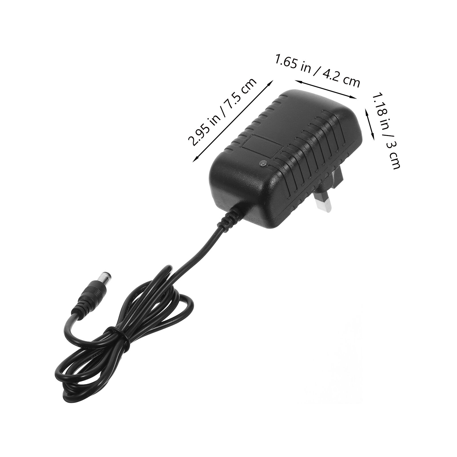 Адаптер Питания С Тройным Выходом Для Устройств С Usb С Поддержкой Быстрой Зарядки Цвет Черный Размер 7 50X4 20X3 00Cm