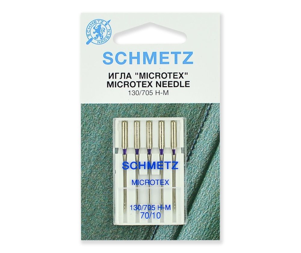 Иглы SCHMETZ микротекс (особо острые) 130/705H-M № 70, 5 шт.