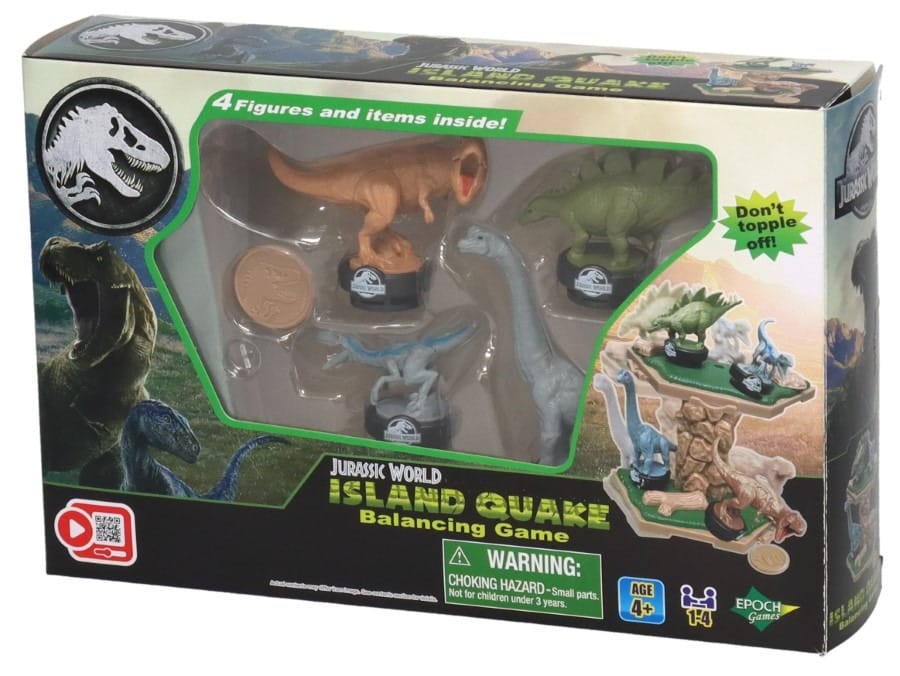 Головоломка Epoch Jurassic World Island Quake, игра на ловкость для детей
